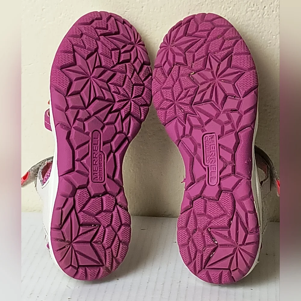 Merrell Dragonfly Sandal Little Girl 3M Purple and Pink Fisherman Water Shoes